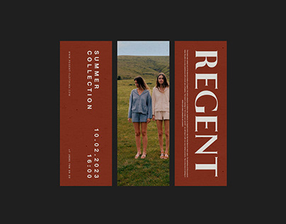 REGENT | Branding design for summer clothes shop