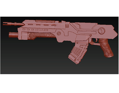 3D modeling weapon