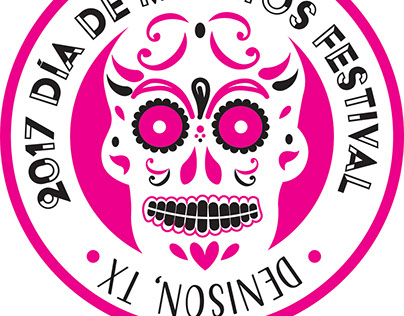 Logo design for Denison Dia de Muertos Logo contest '17