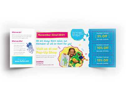 Fluffet Promotional Mail Campaign (direct mail)