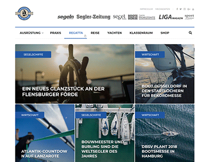Sail24.com - Sailing portal WordPress redesign