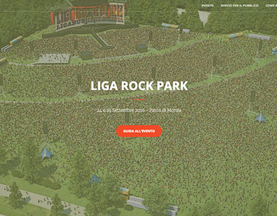 LIGA ROCK PARK Fans Utilities - Landing Page