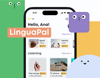 LinguaPal Mobile App - UX/UI Design