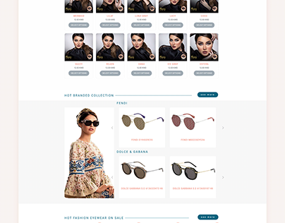 e-Commerce Website | Eyewear Niche