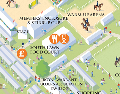 Royal Windsor Horse Show visitor map