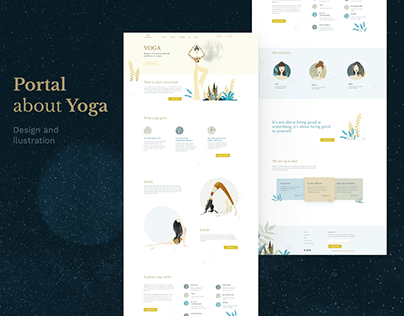 Yoga portal ui design