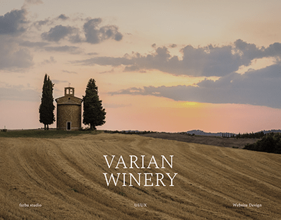 VARIAN WINERY - Website Design UI/UX