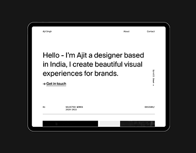 Ajit Singh - Webdesign & UI/UX design