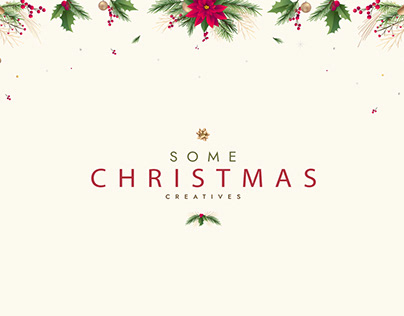 Some Christmas Creatives done for our clients
