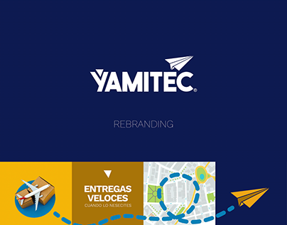 Rebranding YAMITEC Logotipo mensajeria
