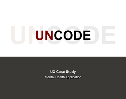 Mental Health App | UX Case Study