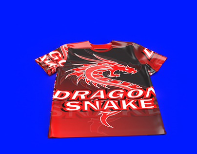 t-shirt dragon snake graghic design Advertising