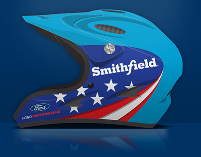 Richard Petty Crew Helmet Design
