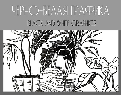 Черно-белая графика/Black and white graphics
