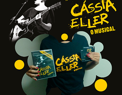 Banner promoção espetáculo Cássia Eller - Telepesquisa