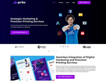 Gorilas Digital New Website - Marketing Agency