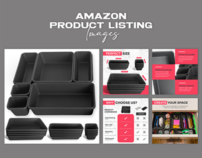 Amazon Product Listing Images | Desk Drawer Organizer