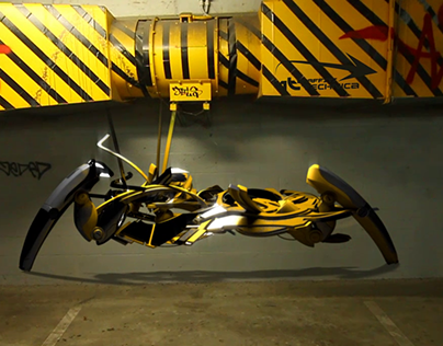 3d Graffiti Technica - 'Scraper