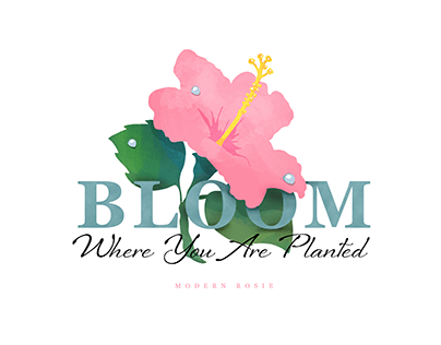 Hawaiian Flowers - Typography