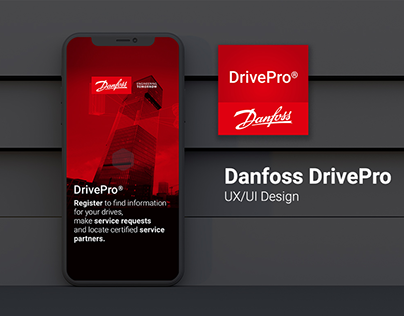 Danfoss DrivePro - UX/UI App Design