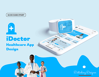 Project thumbnail - iDoctor Healthcare App Case study