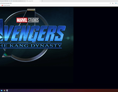 Avengers Fansite HTML
