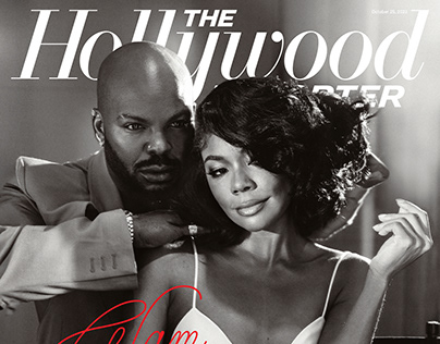 Gabrielle Union + Larry Sims for The Hollywood Reporter