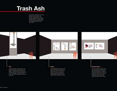 Trash Ash - Exhibition Design