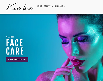 kimbie cosmetics Shopify Store | Shopify Website Design