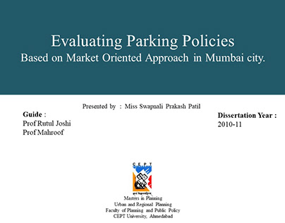 Evaluating Parking Policies