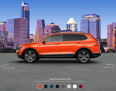 Volkswagen Website Interactive