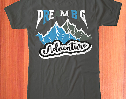 Adventure dark t shirt design