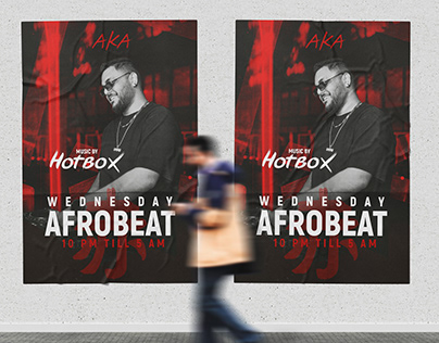 Concert poster for Afrobeat party
