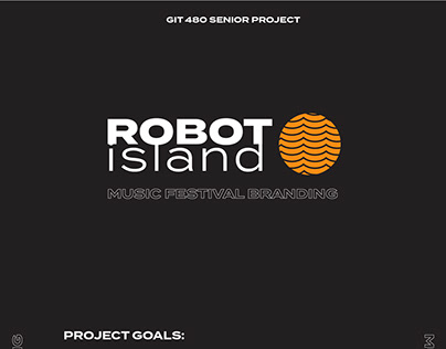 Robot Island Music Festival Branding