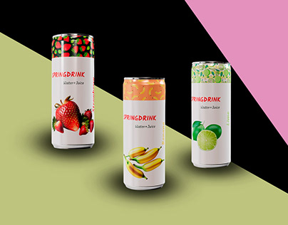 SPRING DRINK | Packaging design