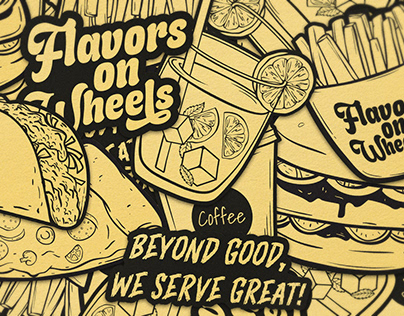 Project thumbnail - Flavors on Wheels - Branding Concept