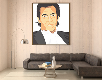 Portrait of Imran Khan
