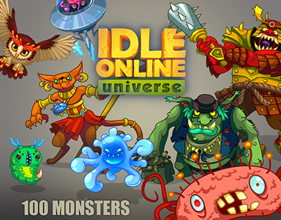 100 monsters for Idle Online Universe game
