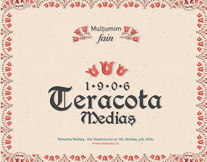 Certificate of Authenticity Teracota Mediaș