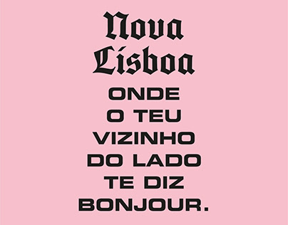 Nova Lisboa - Cartazes
