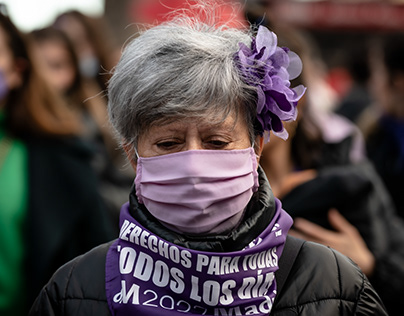 March 8 Feminist. Madrid 2022 (color)