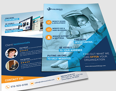 Marketing Flyer for Web Design and SEO Firm
