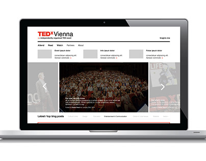TEDxVienna.at Redesign