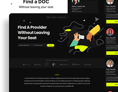 Find A Doc - Web Design