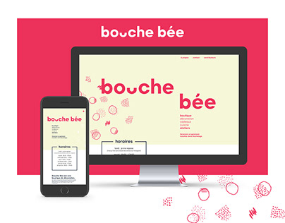 bouche bée / webdesign & intégration