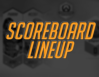 #1 : Scoreboard and lineup