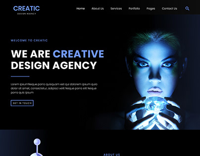 Project thumbnail - Creatic DesignAgency (Landing Page)