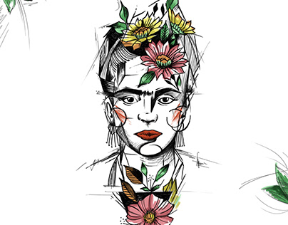 Frida Kahlo Illustration