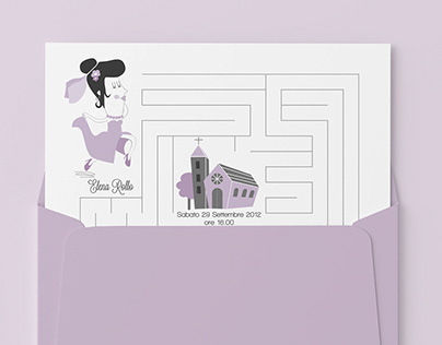 Elena & Jack | Illustration & Wedding Invitation Design