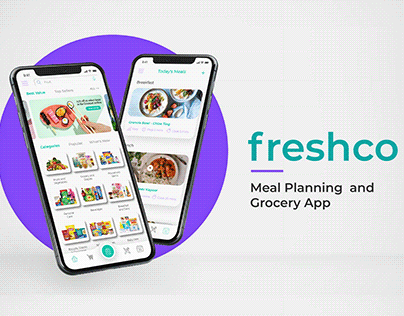 Freshco- UI/UX Design of Grocery App- 2020